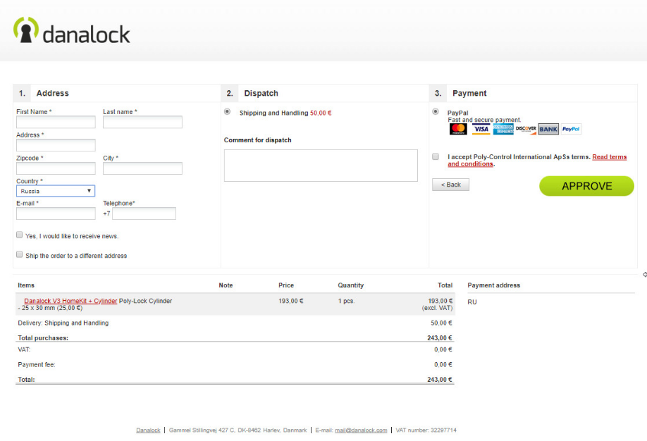 Замок danalock v3 homekit цилиндр замка m c