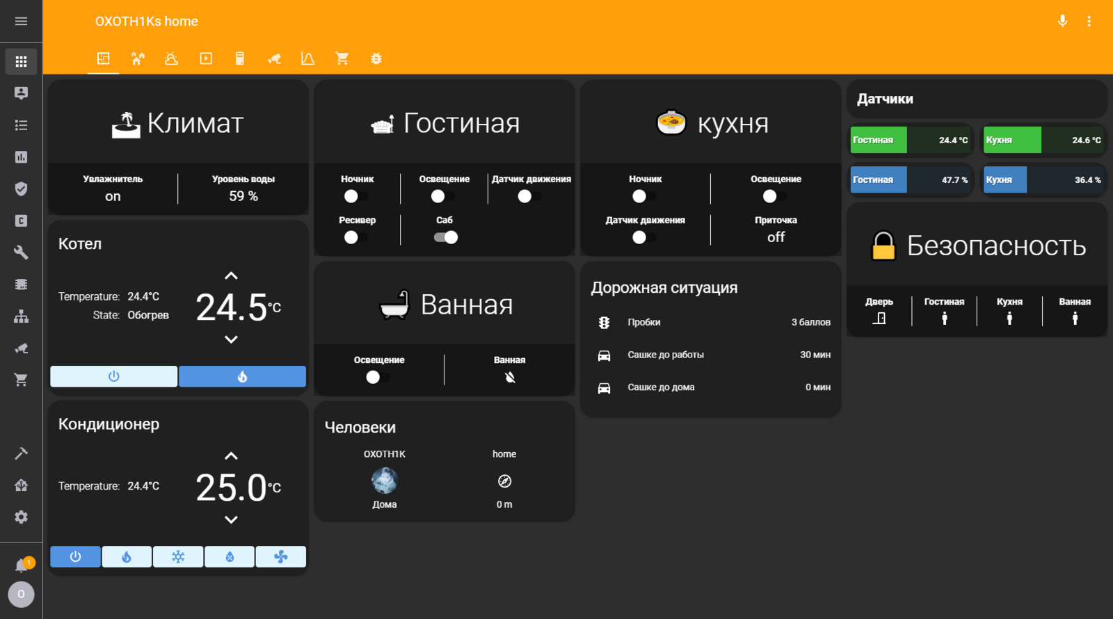 Стиральная машина home assistant