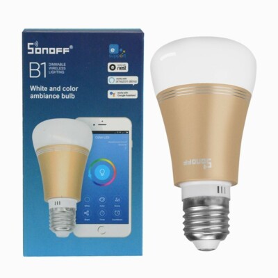 Sonoff B1 Dimmable E27 LED Lamp RGB Color Light Bulb