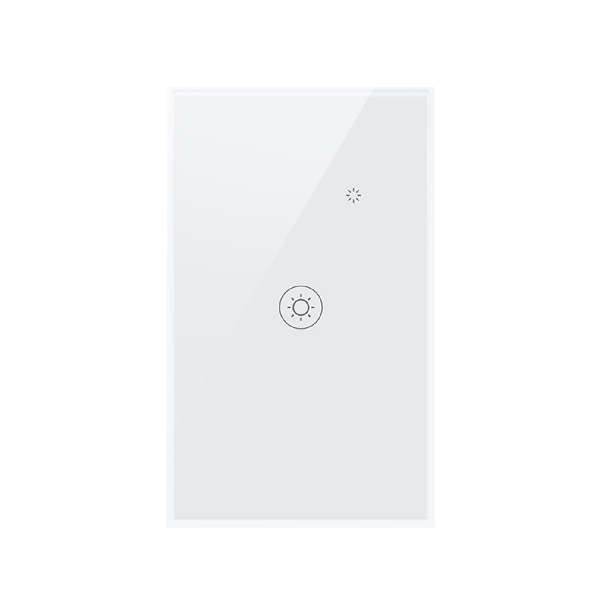 US Wi-Fi Lighting Panel wall Switch 1 gang - Sprut.AI
