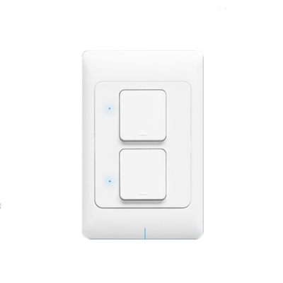 Zemismart New Design Zigbee 3.0 Wall Push Light Switch Two gangs