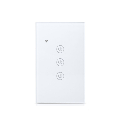 Zemismart US Tuya WiFi Light Switch No Neutral Wire Required Three Gangs