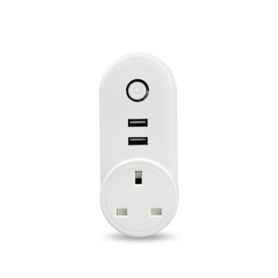 Smart WiFi Power UK Plug Outlet Socket with USB