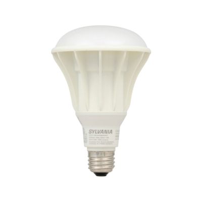 Sylvania Dimmable soft white BR30 LED flood light bulb