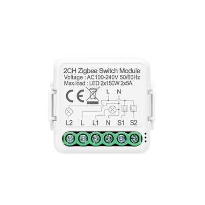 2CH ZigBee Switch Module