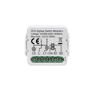 2CH ZigBee Switch Module-L