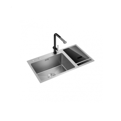 Умная кухонная мойка с стерилизацией и смесителем Xiaomi Mensarjor Intelligent Sink Washing Machine Silver (JBS2T-G1L + K73DCR-4BK2834)