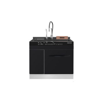 Модульная кухонная мойка с посудомоечной машиной Xiaomi Mensarjor Smart Integrated Sink Dishwasher Integrated Cabinet Nano Single Tank Standard Model (стандартная версия) (JJS-90D03B-D)