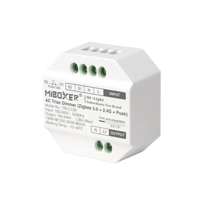 МiBoxer ZigBee 3,0 + 2,4G AC Triac диммер