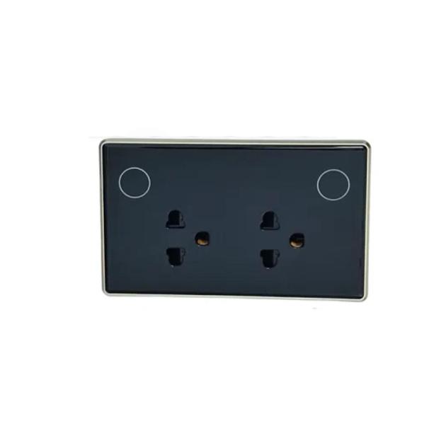 Настенная двойная розетка Tuya Smart Plug - Sprut.AI