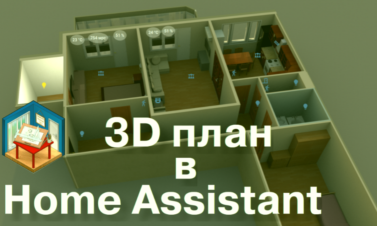 Видео инструкция по созданию 3D плана помещения в Home Assistant - Sprut.AI